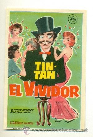 Cine: TIN TAN EL VIVIDOR - PROGRAMA ORIGINAL SIN PROPAGANDA - - Foto 1