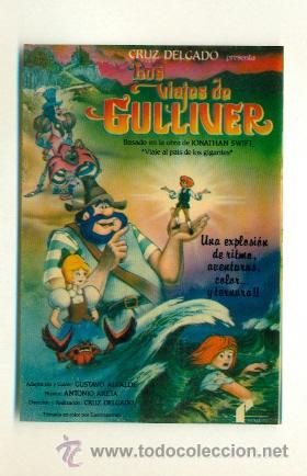 Cine: VIAJES DE GULLIVER - PROGRAMA ORIGINAL SIN PROPAGANDA - - Foto 1