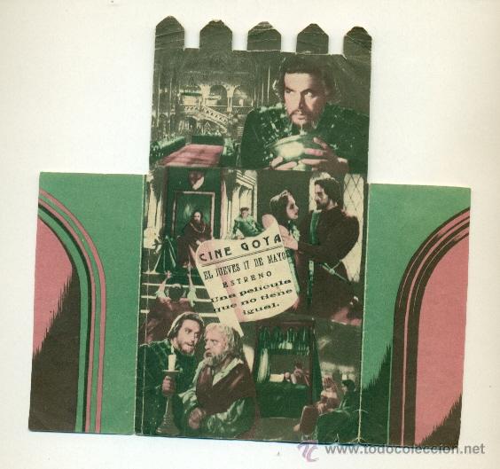 Cine: INES DE CASTRO - PROGRAMA ORIGINAL CON PROPAGANDA - TROQUELADO - Foto 2