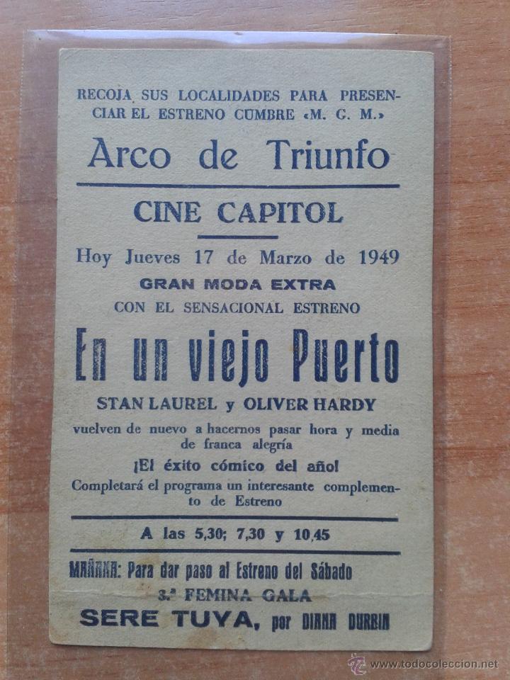 Cine: PROGRAMA DE CINE --en un viejo puerto - Foto 2