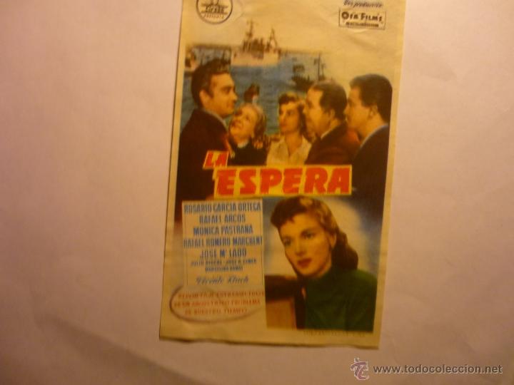 Cine: programa la espera,. jose m lado..-- .r.arcos - Foto 1