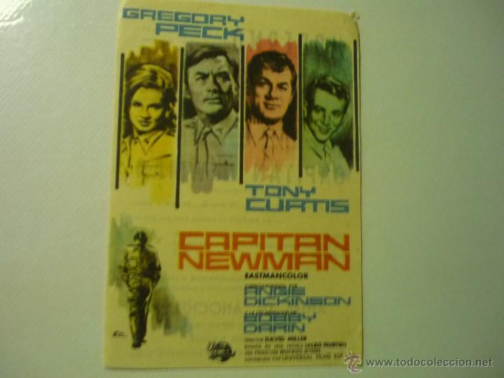Cine: programa capitan newman.-gregory peck -tony curtis.-publicidad moderno tarragona