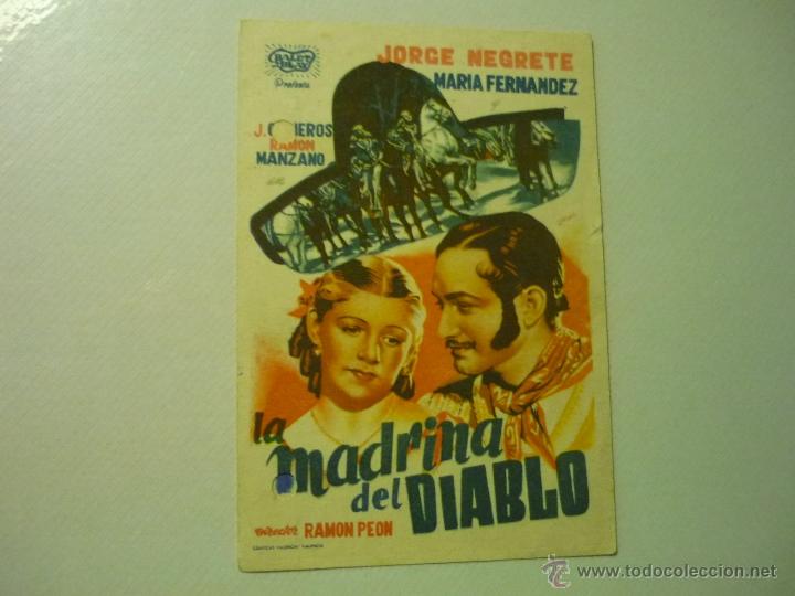 Cine: programa la madrina del diablo.- jorge negrete .- &iexcl;publicidad - Foto 1