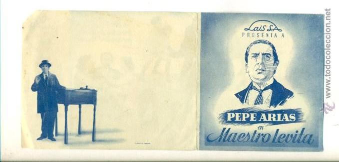 Cine: MAESTRO LEVITA - PROGRAMA ORIGINAL SIN PUBLICIDAD - - Foto 1