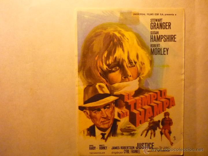 Cine: programa el teMPLO del hampa.-stewart granger - Foto 1