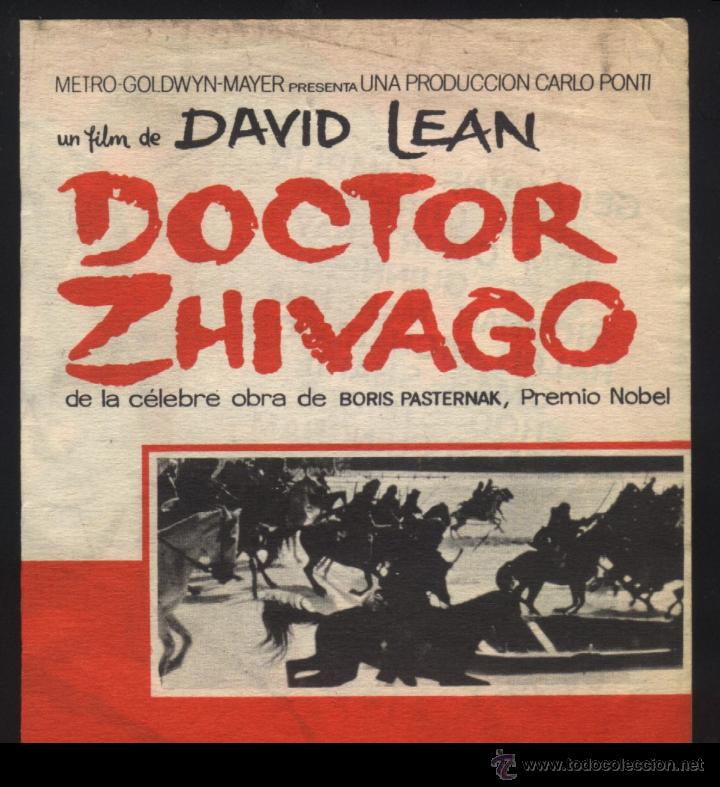 Cine: Q-03902- DOCTOR ZHIVAGO (DOBLE) Omar Sharif - Julie Christie - Geraldine Chaplin - Alec Guinness