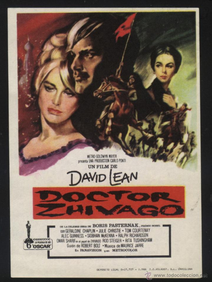 Cine: Q-03903- DOCTOR ZHIVAGO (Omar Sharif - Julie Christie - Geraldine Chaplin - Alec Guinness)