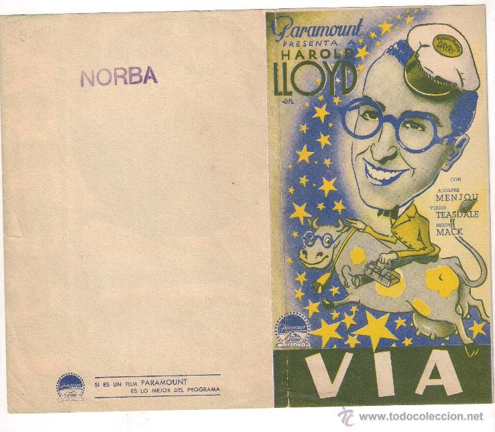 Cine: VIA LACTEA, HAROLD LLOYD, A&Ntilde;OS 30 - Foto 1