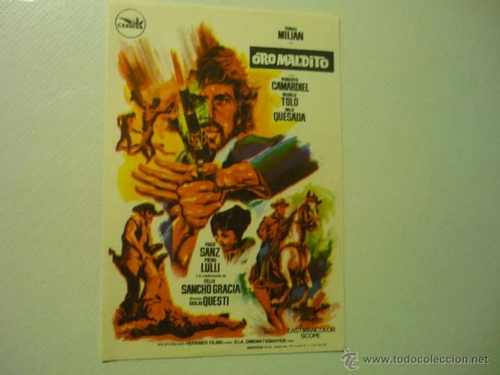 Cine: programa oro maldito.-tomas milian - Foto 1