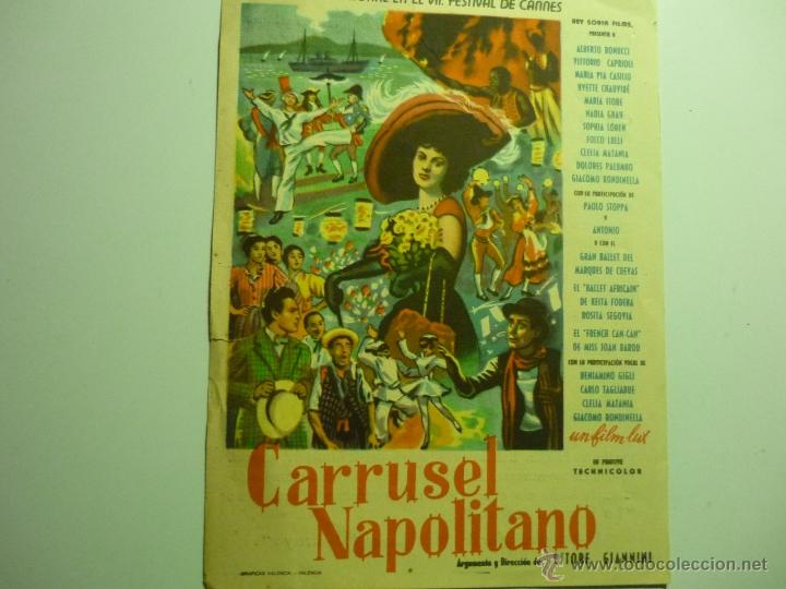 Cine: PROGRAMA CARRUSEL NAPOLITANO -PUBLICIDAD - Foto 1