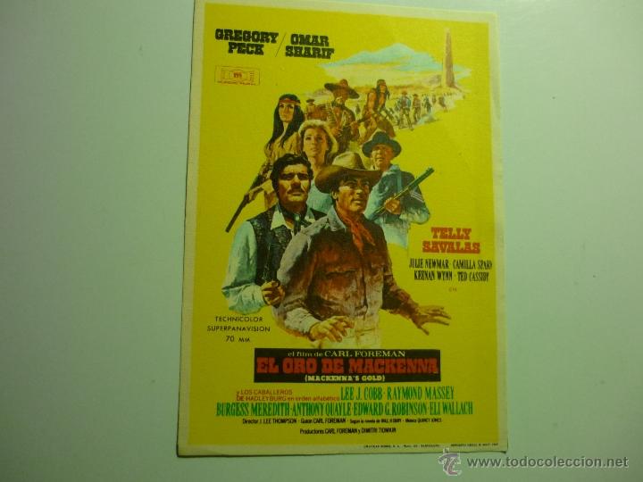 Cine: PROGRAMA EL ORO DE MACKENNA.- GREGORY PECK - - Foto 1