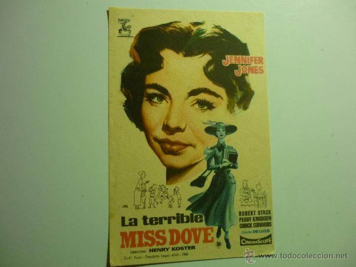 Cine: PROGRAMA LA TERRIBLE MISS DOVE.- JENNIFER JONES - Foto 1