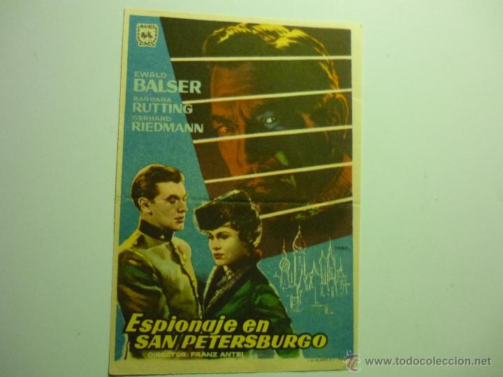 Cine: PROGRAMA ESPIONAJE EN SAN PETERSBURGO.-- publicidad - Foto 1