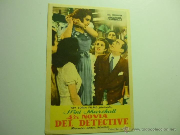 Cine: PROGRAMA LA NOVIA DEL DETECTIVE.-NINI MARSHALL publicidad - Foto 1