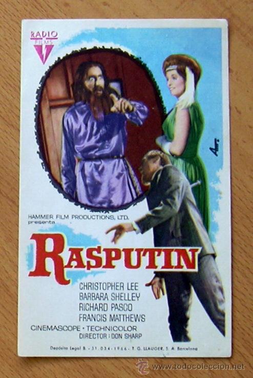 Cine: Rasputin - Christopher Lee - Foto 1