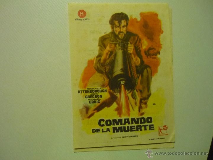 Cine: PROGRAMA COMANDO DE LA MUERTE.- RICHARD ATTENBOROUGH--PUBLICIDAD - Foto 1