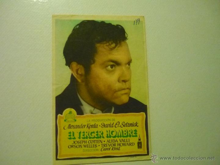 Cine: PROGRAMA EL TERCER HOMBRE.-ORSON WELLES - - Foto 1