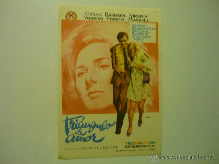 Cine: PROGRAMA TRIANGULO DE AMOR.- OSKAR WERNER - Foto 1
