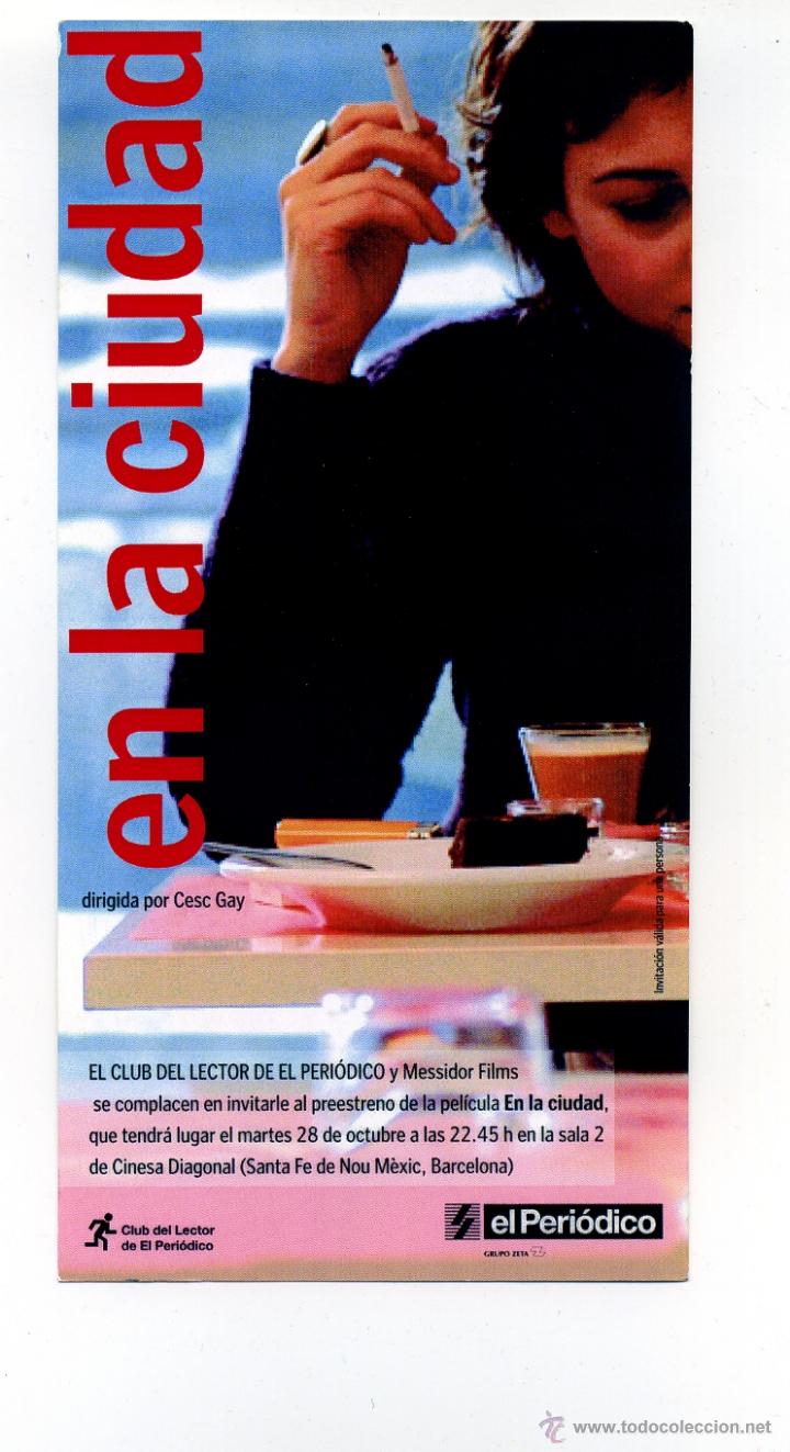 Cine: EN LA CIUDAD, de kr&aacute;mpack. P0STAL - Foto 1