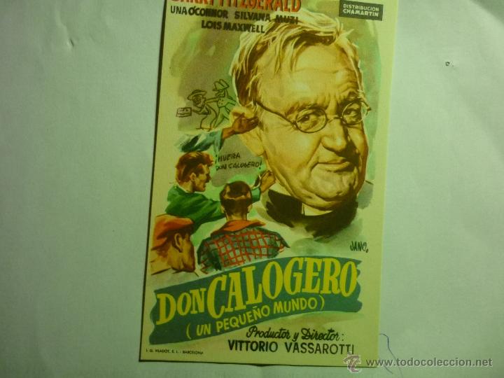 Cine: PROGRAMA DON CALOGERO.--BARRY FITZGERALD - Foto 1