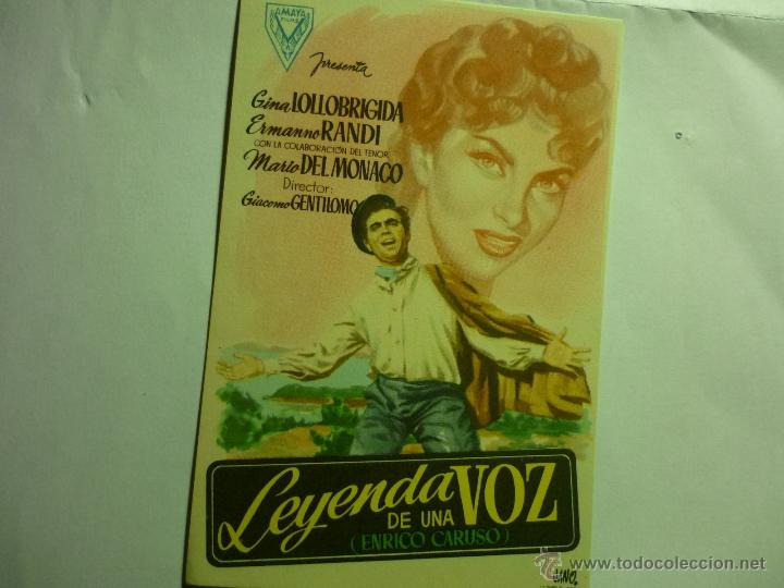 Cine: programa leyenda de una voz.-kursaal montblanch - Foto 1