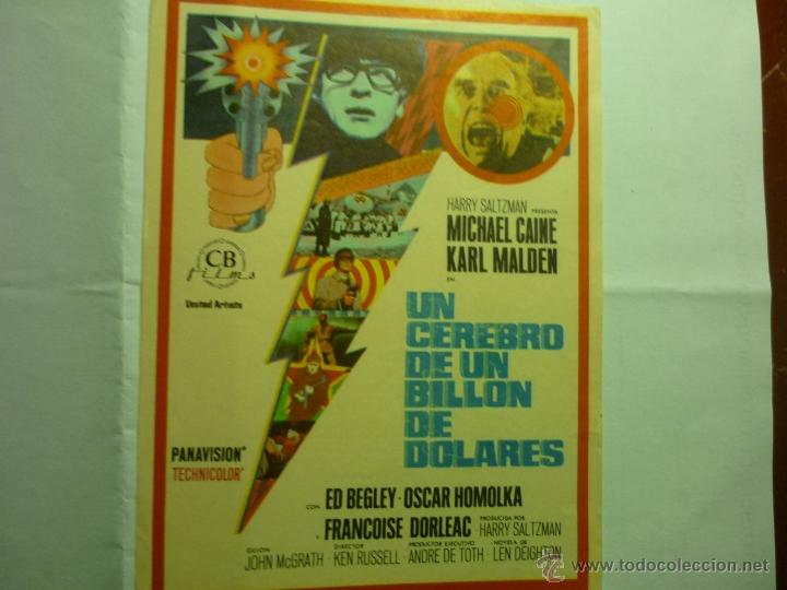 Cine: PROGRAMA UN CEREBRO DE UN BILLON DE DOLARES,. MICHAEL CAINE - Foto 1