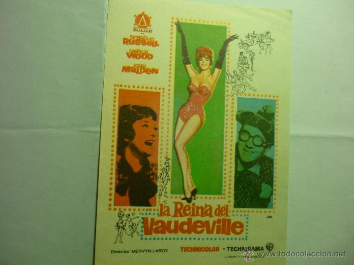 Cine: PROGRAMA LA REINA DEL VAUDEVILLE-ROSALIND RUSSELL - Foto 1