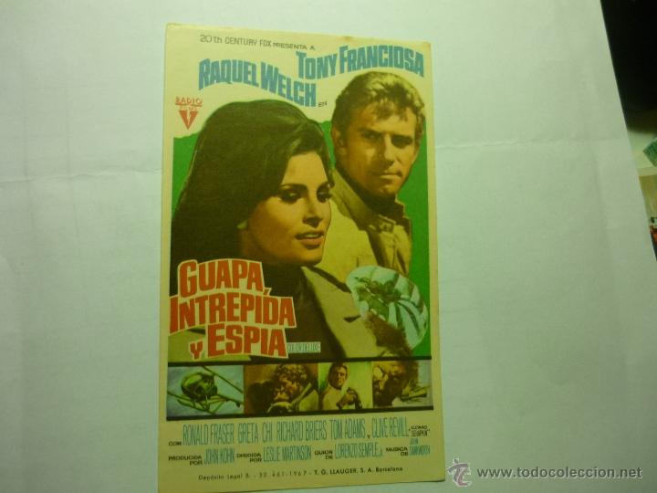 Cine: programa guapa intrepida y espia .-raquel welch - Foto 1