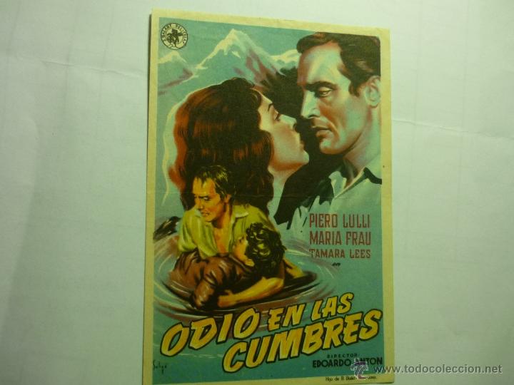 Cine: programa odio en las cumbres.- piero lulli.-rex zaragoza - Foto 1