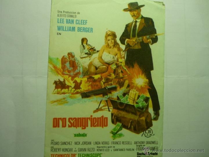 Cine: programa oro sangriento.- lee van cleef - Foto 1
