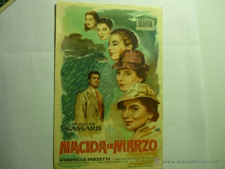 Cine: programa nacida en marzo.-jacqueline sassard-publicidad - Foto 1