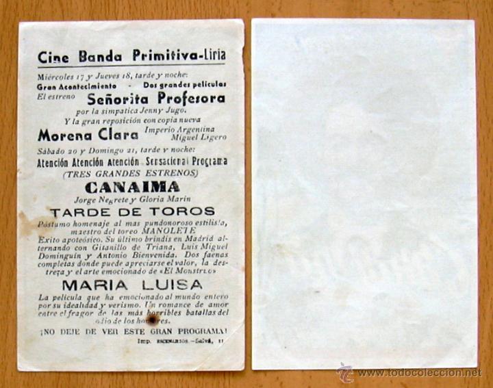 Cine: Canaima - Jorge Negrete - 2 programas diferentes - Con publicidad - Foto 2