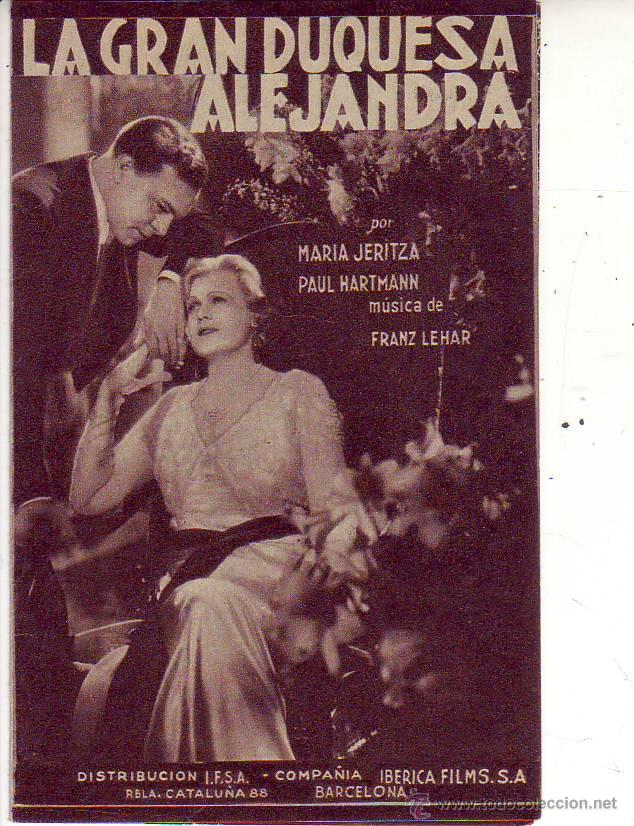 Cine: la gran duquesa alejandra - doble - c/p - Foto 1