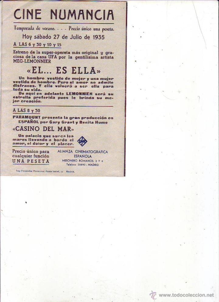 Cine: el....es ella - doble - c/p - Foto 2