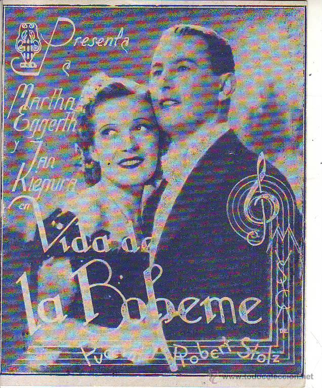 Cine: vida de la boheme - doble - c/p - Foto 1