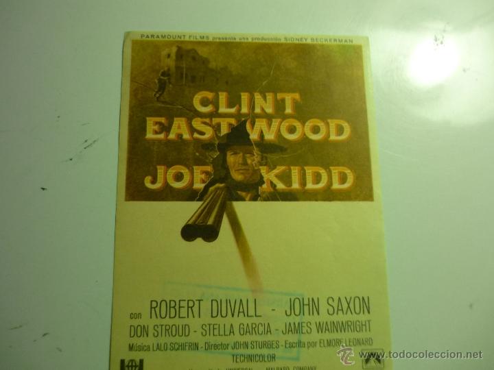 Cine: PROGRAMA JOE KIDD.-CLINT EASTWOOD - Foto 1