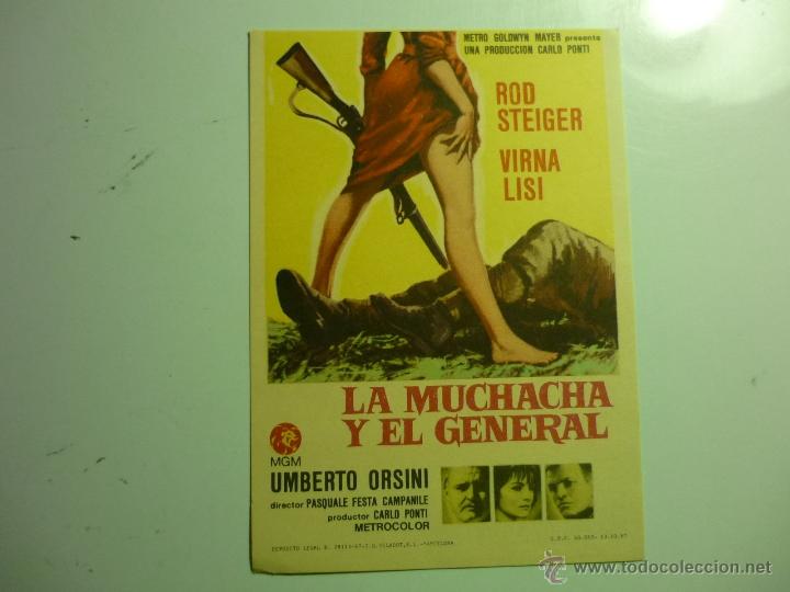 Cine: programa la muchacha y el general.- rod steiger - Foto 1