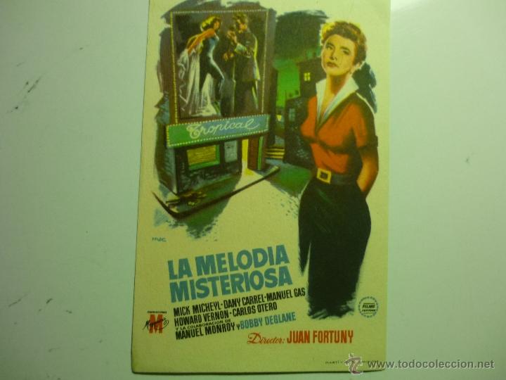 Cine: programa la melodia misteriosa.-manuel gas - Foto 1