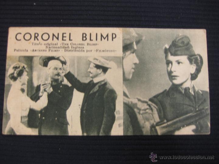 Cine: PROGRAMA DE CINE. CARTON.CORONEL BLIMP.ROGER LIVERSEY. DEBORAH KERR.PARAMOUNT. - Foto 1