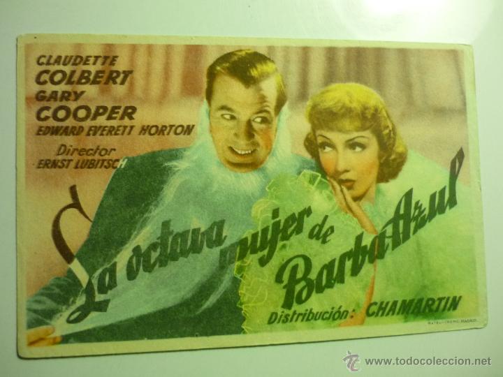 Cine: programa la octava mujer de barba azul.- gary cooper - Foto 1