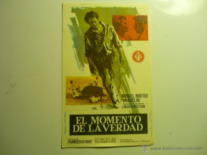 Cine: PROGRAMA EL MOMENTO DE LA VERDAD- - Foto 1