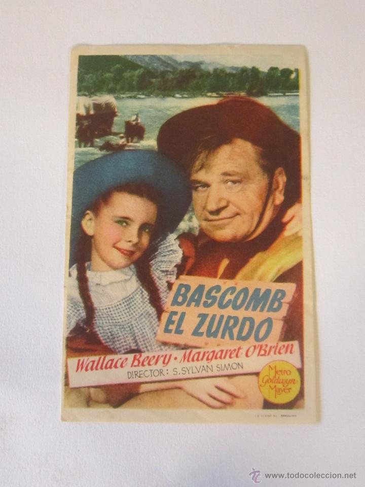 Cine: PROGRAMA DE CINE ORIGINAL = BASCOMB EL ZURDO - Foto 1
