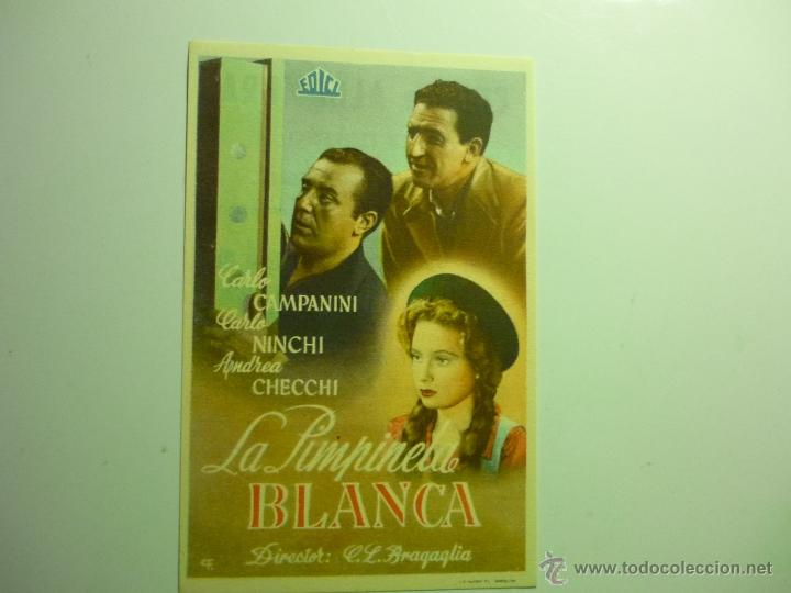Cine: programa la pimpinela blanca - publicidad alhambra - Foto 1
