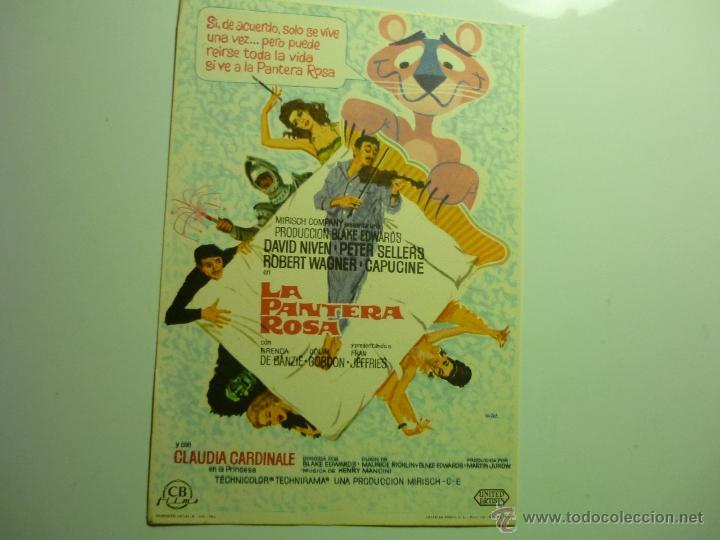 Cine: programa la pantera rosa- david niven publicidad - Foto 1