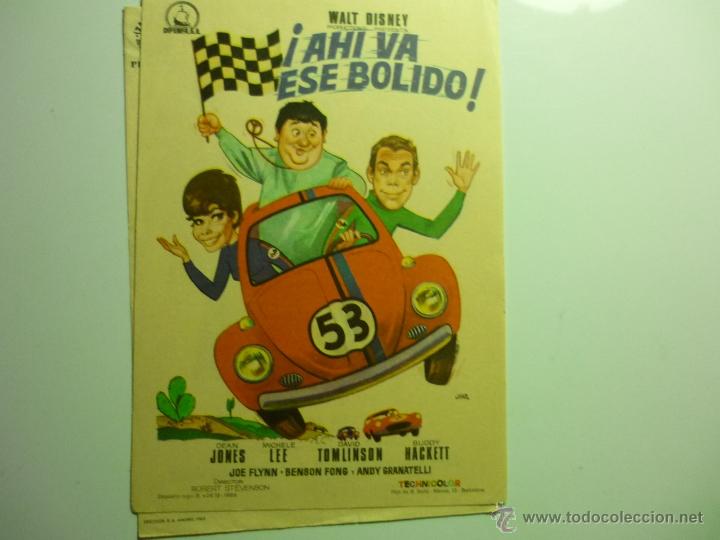 Cine: programa ahi va ese bolido&iexcl; - disneyPUBLICIDAD - Foto 1