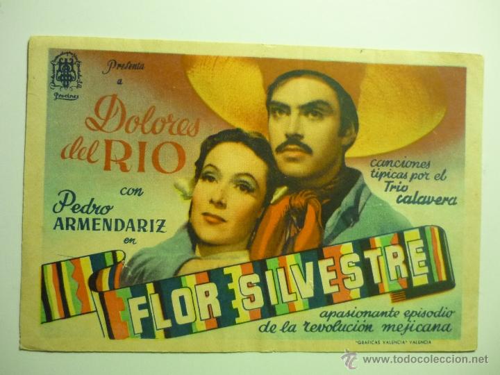 Cine: programa flor silvestre .- dolores del rio - Foto 1