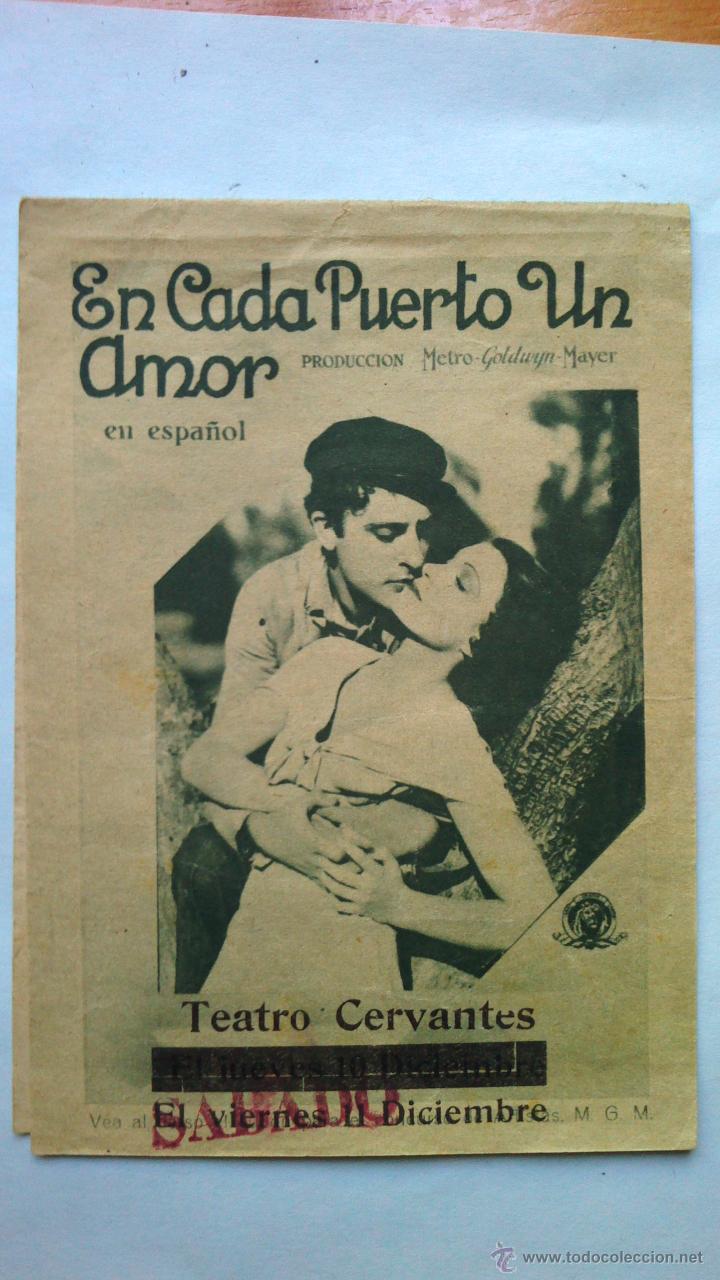 Cine: z-programa doble--EN CADA PUERTO UN AMOR - Foto 1