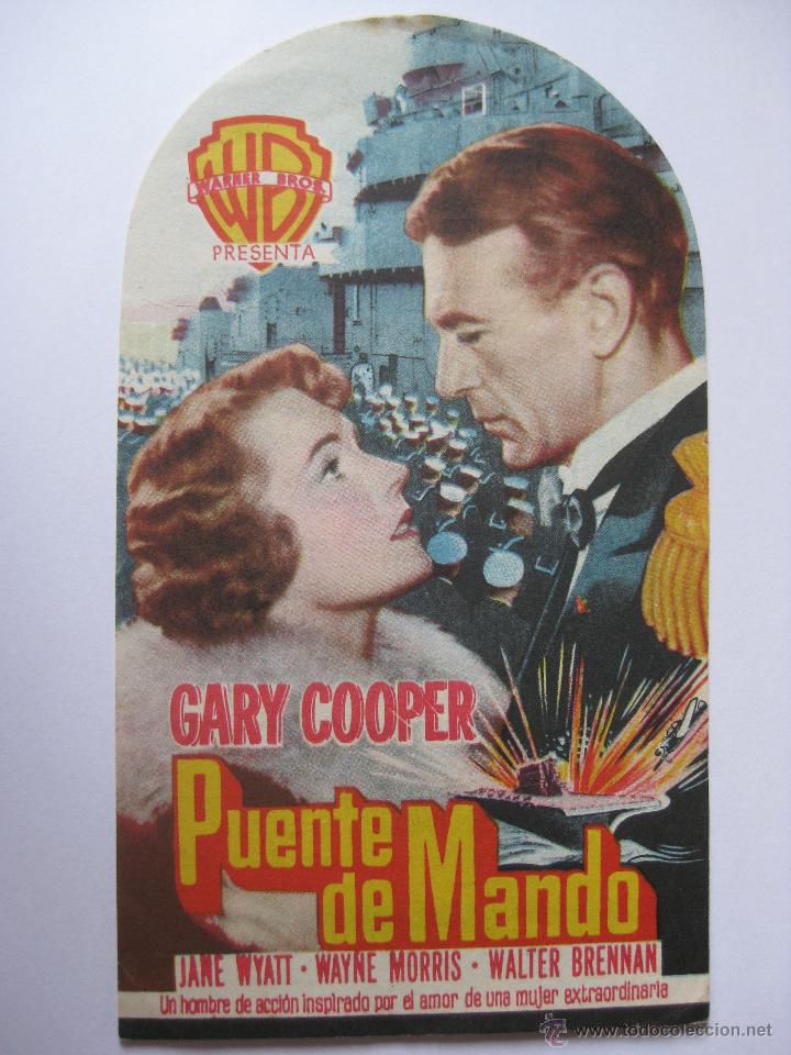 Cine: PUENTE DE MANDO - PROGRAMA TROQUELADO CON GARY COOPER - Foto 1