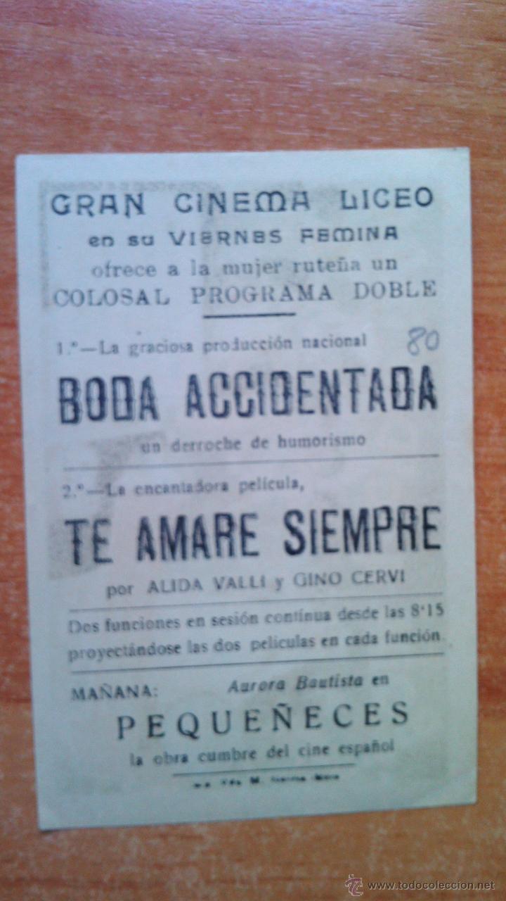 Cine: Z- PROGRAMA DE CINE-- - BODA ACCIDENTADA - Foto 2