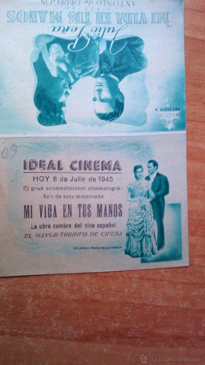 Cine: W-PROGRAMA DE CINE --mi vida en tus manos - Foto 2